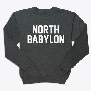 North Babylon New York Classic Block Premium Crewneck Sweatshirt
