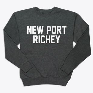 New Port Richey Florida Classic Block Premium Crewneck Sweatshirt