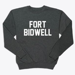 Fort Bidwell California Classic Block Premium Crewneck Sweatshirt