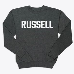 Russell Arkansas Classic Block Premium Crewneck Sweatshirt