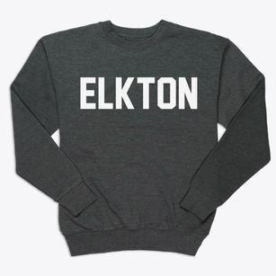 Elkton Oregon Classic Block Premium Crewneck Sweatshirt