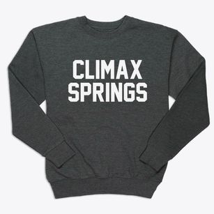 Climax Springs Missouri Classic Block Premium Crewneck Sweatshirt