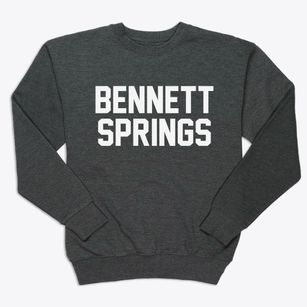 Bennett Springs Missouri Classic Block Premium Crewneck Sweatshirt