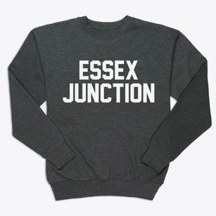 Essex Junction Vermont Classic Block Premium Crewneck Sweatshirt