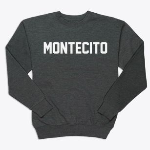 Montecito California Classic Block Premium Crewneck Sweatshirt