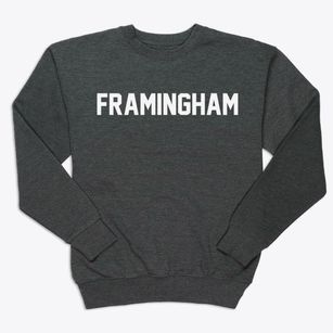 Framingham Massachusetts Classic Block Premium Crewneck Sweatshirt