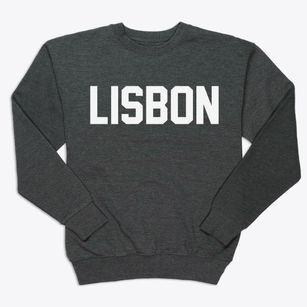 Lisbon Maine Classic Block Premium Crewneck Sweatshirt