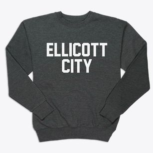 Ellicott City Maryland Classic Block Premium Crewneck Sweatshirt