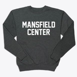 Mansfield Center Massachusetts Classic Block Premium Crewneck Sweatshirt