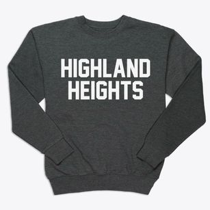 Highland Heights Kentucky Classic Block Premium Crewneck Sweatshirt