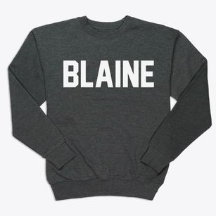 Blaine Minnesota Classic Block Premium Crewneck Sweatshirt