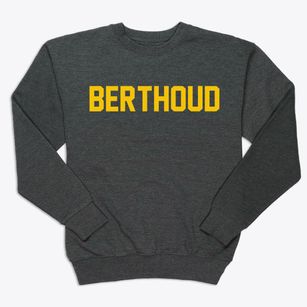 Berthoud Colorado Classic Block Premium Crewneck Sweatshirt