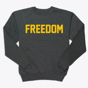 Freedom Wisconsin Classic Block Premium Crewneck Sweatshirt