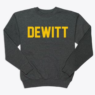 Dewitt Michigan Classic Block Premium Crewneck Sweatshirt