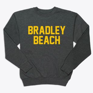 Bradley Beach New Jersey Classic Block Premium Crewneck Sweatshirt