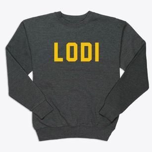 Lodi Wisconsin Classic Block Premium Crewneck Sweatshirt