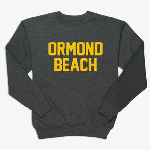 Ormond Beach Florida Classic Block Premium Crewneck Sweatshirt