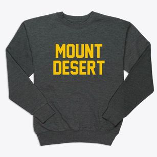 Mount Desert Maine Classic Block Premium Crewneck Sweatshirt