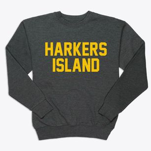 Harkers Island North Carolina Classic Block Premium Crewneck Sweatshirt
