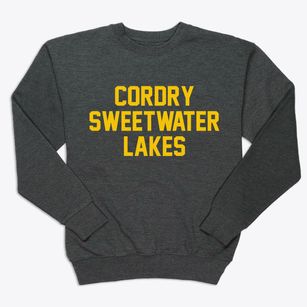 Cordry Sweetwater Lakes Indiana Classic Block Premium Crewneck Sweatshirt