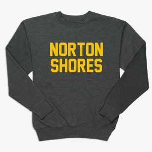 Norton Shores Michigan Classic Block Premium Crewneck Sweatshirt