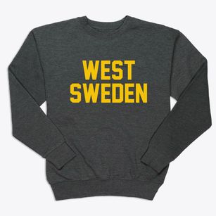 West Sweden Wisconsin Classic Block Premium Crewneck Sweatshirt