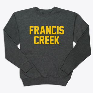 Francis Creek Wisconsin Classic Block Premium Crewneck Sweatshirt
