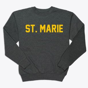 St. Marie Montana Classic Block Premium Crewneck Sweatshirt