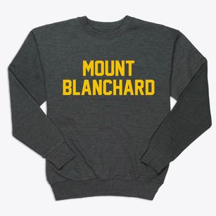 Mount Blanchard Ohio Classic Block Premium Crewneck Sweatshirt