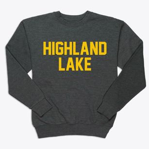 Highland Lake Alabama Classic Block Premium Crewneck Sweatshirt