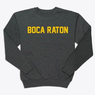 Boca Raton Florida Classic Block Premium Crewneck Sweatshirt
