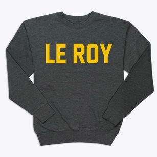 Le Roy Michigan Classic Block Premium Crewneck Sweatshirt