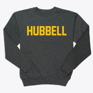 Hubbell Nebraska Classic Block Premium Crewneck Sweatshirt