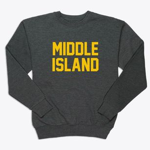 Middle Island New York Classic Block Premium Crewneck Sweatshirt