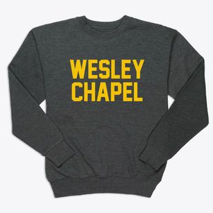 Wesley Chapel North Carolina Classic Block Premium Crewneck Sweatshirt