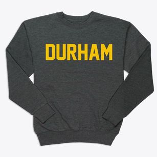Durham North Carolina Classic Block Premium Crewneck Sweatshirt