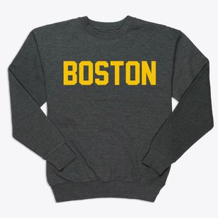 Boston New York Classic Block Premium Crewneck Sweatshirt