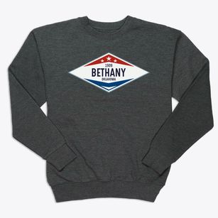 Bethany Oklahoma Diamond Star Premium Crewneck Sweatshirt