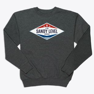 Sandy Level Virginia Diamond Star Premium Crewneck Sweatshirt
