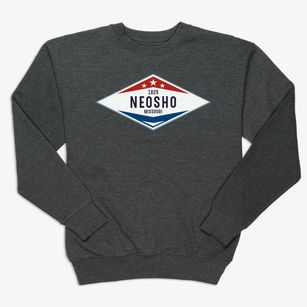 Neosho Missouri Diamond Star Premium Crewneck Sweatshirt