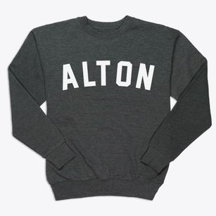 Alton Iowa Classic Curve Premium Crewneck Sweatshirt