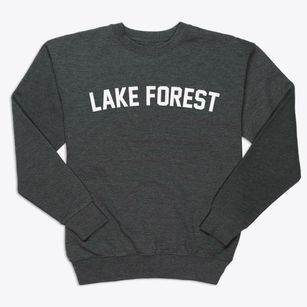 Lake Forest Illinois Classic Curve Premium Crewneck Sweatshirt