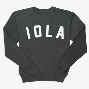 Iola Illinois Classic Curve Premium Crewneck Sweatshirt