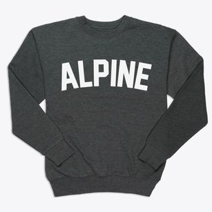 Alpine Oregon Classic Curve Premium Crewneck Sweatshirt