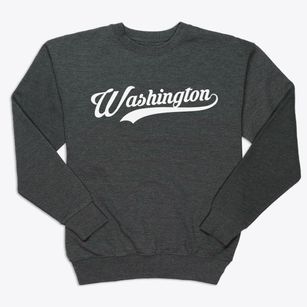 Washington New Jersey Vintage Team Premium Crewneck Sweatshirt