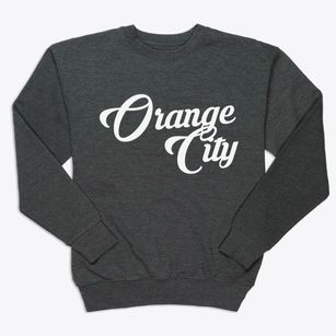 Orange City Iowa Vintage Team Premium Crewneck Sweatshirt