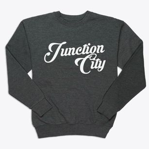 Junction City Oregon Vintage Team Premium Crewneck Sweatshirt