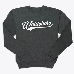Waldoboro Maine Vintage Team Premium Crewneck Sweatshirt