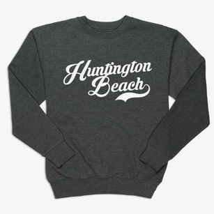 Huntington Beach California Vintage Team Premium Crewneck Sweatshirt