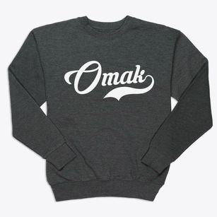 Omak Washington Vintage Team Premium Crewneck Sweatshirt